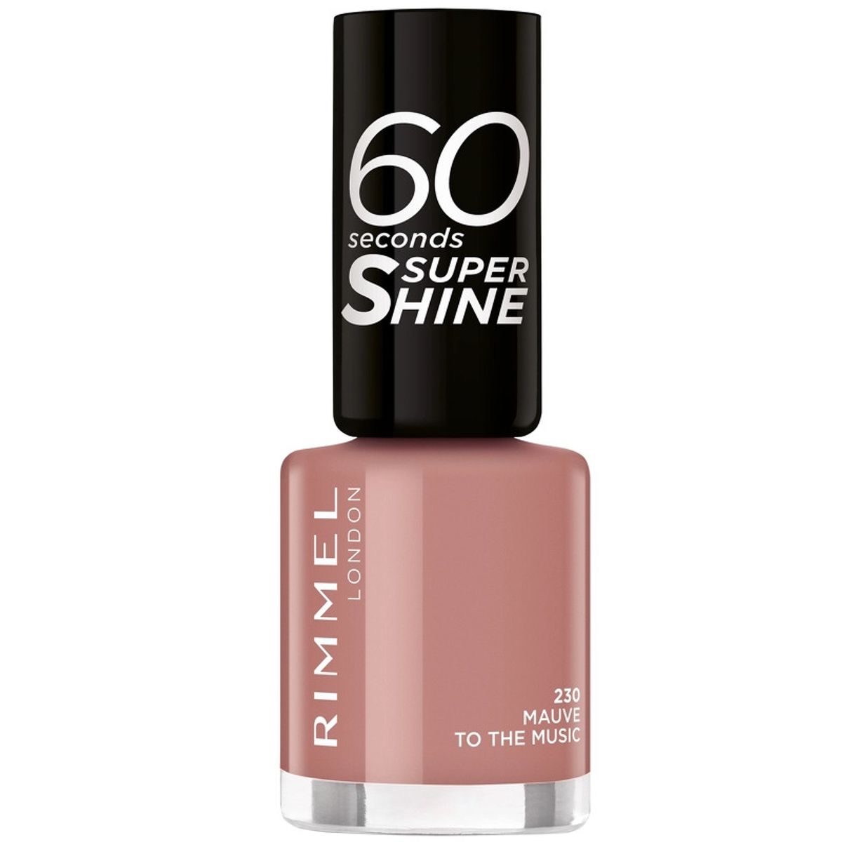 RIMMEL 60 Seconds Nail Polish 8 ml - 230 Mauve To The Music