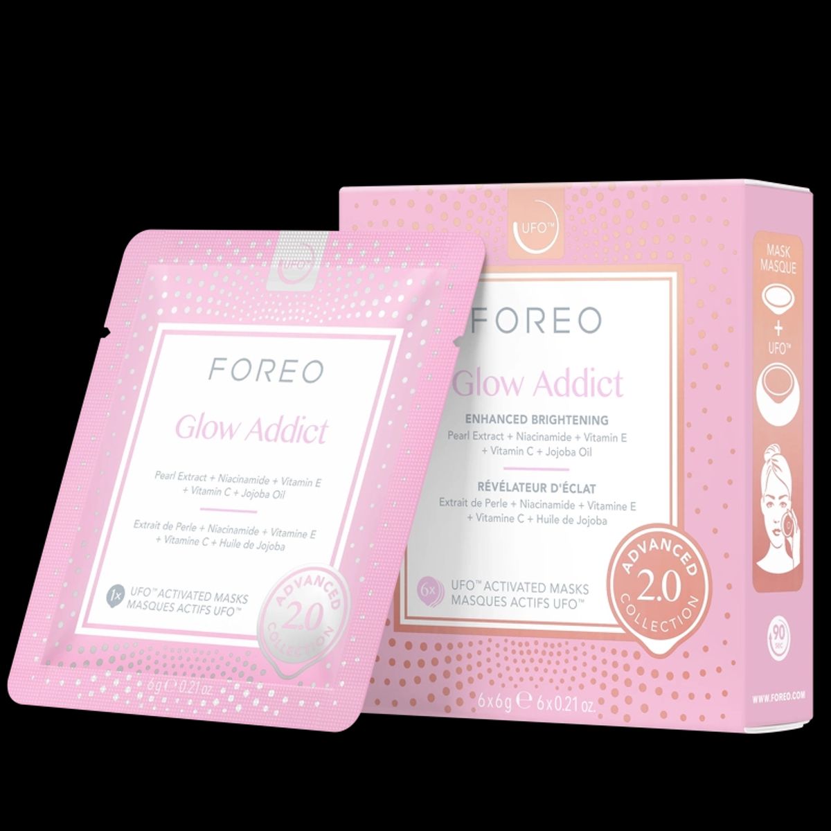 FOREO Glow Addict 2.0 UFOâ¢-Mask 6 Pieces