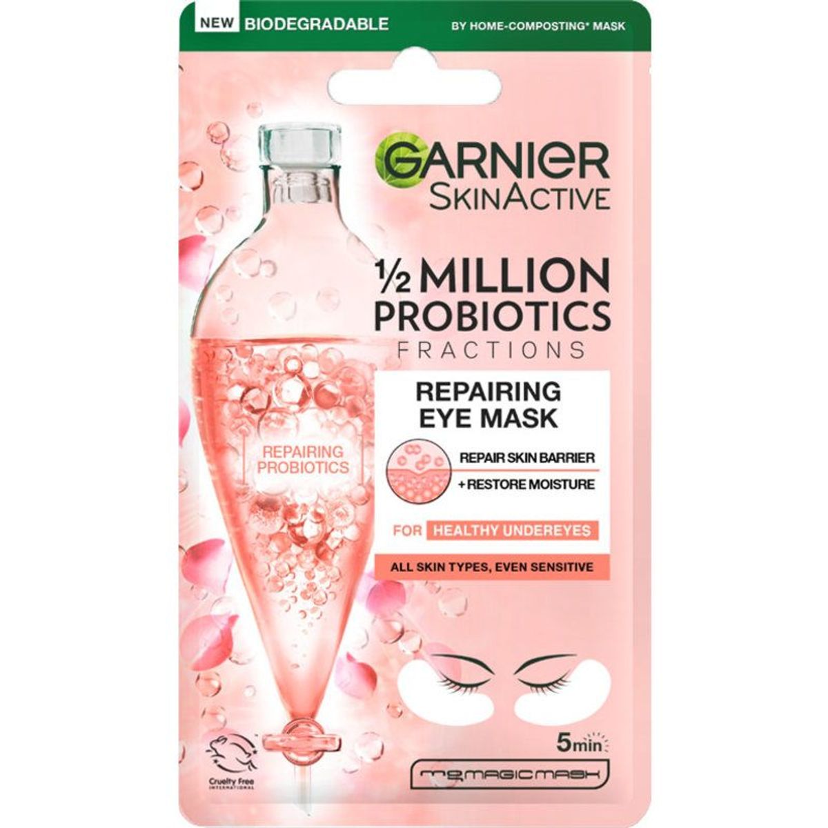 Garnier Skinactive 1/2 Million Probiotics Fractions Repairing Eye Mask 1 Piece