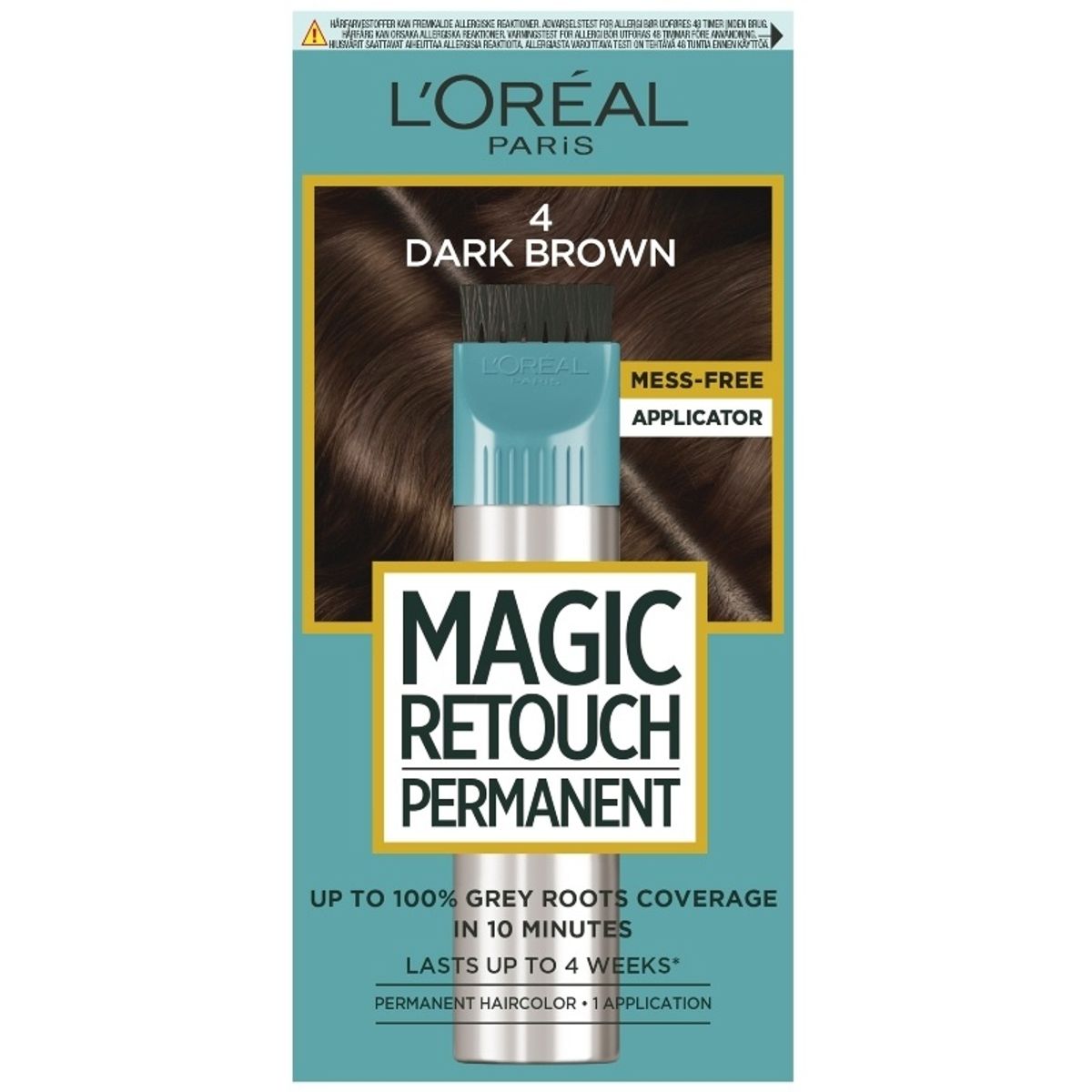 L'Oreal Paris Magic Retouch Permanent 45 ml - 4 Dark Brown