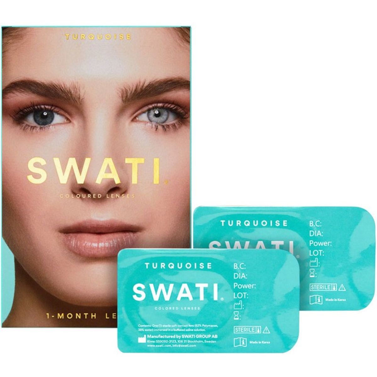 SWATI Cosmetics 1 Month Lenses - Turquoise