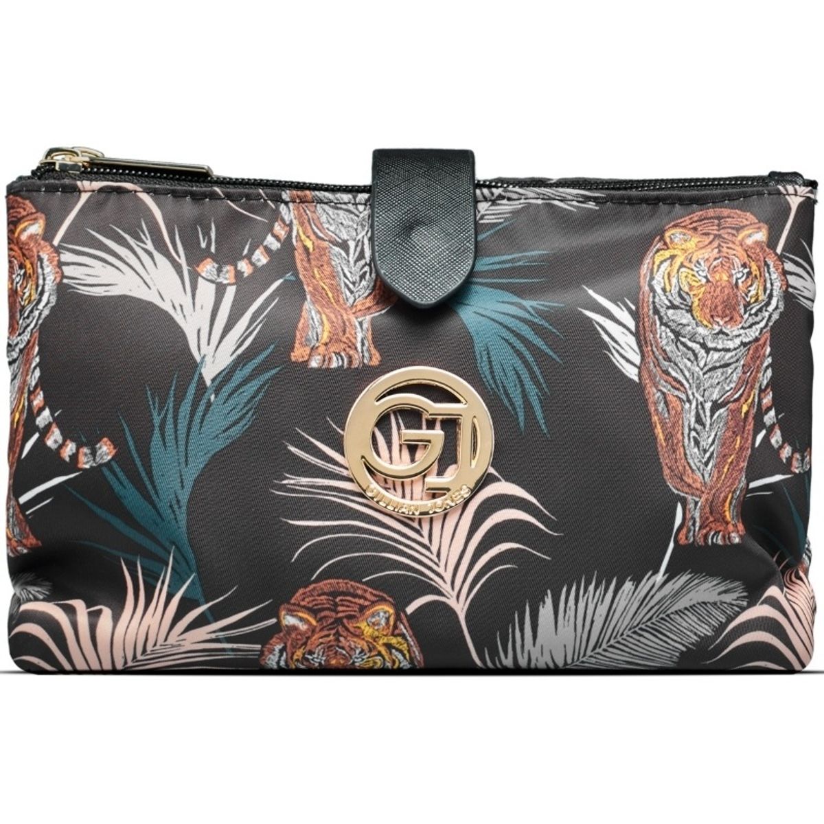 Gillian Jones Travel Clutch - Palm Print 10008