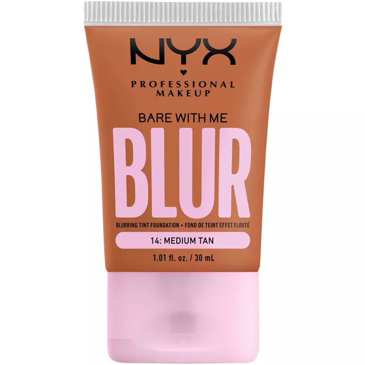 NYX Prof. Makeup Bare With Me Blur Tint Foundation 30 ml - 14 Medium Tan