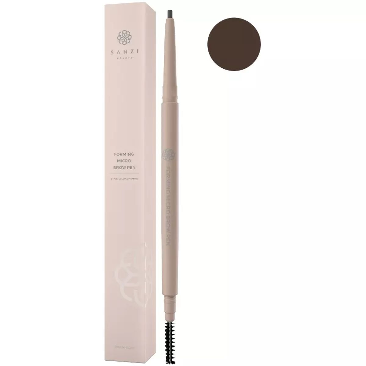 Sanzi Beauty Forming Micro Brow Pen - Dark Brown