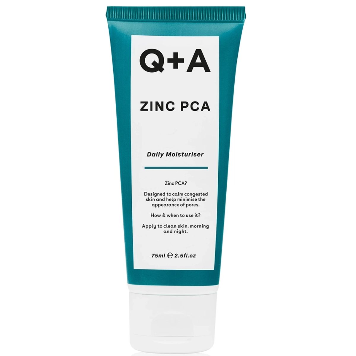 Q+A Zinc PCA Daily Moisturiser 75 ml