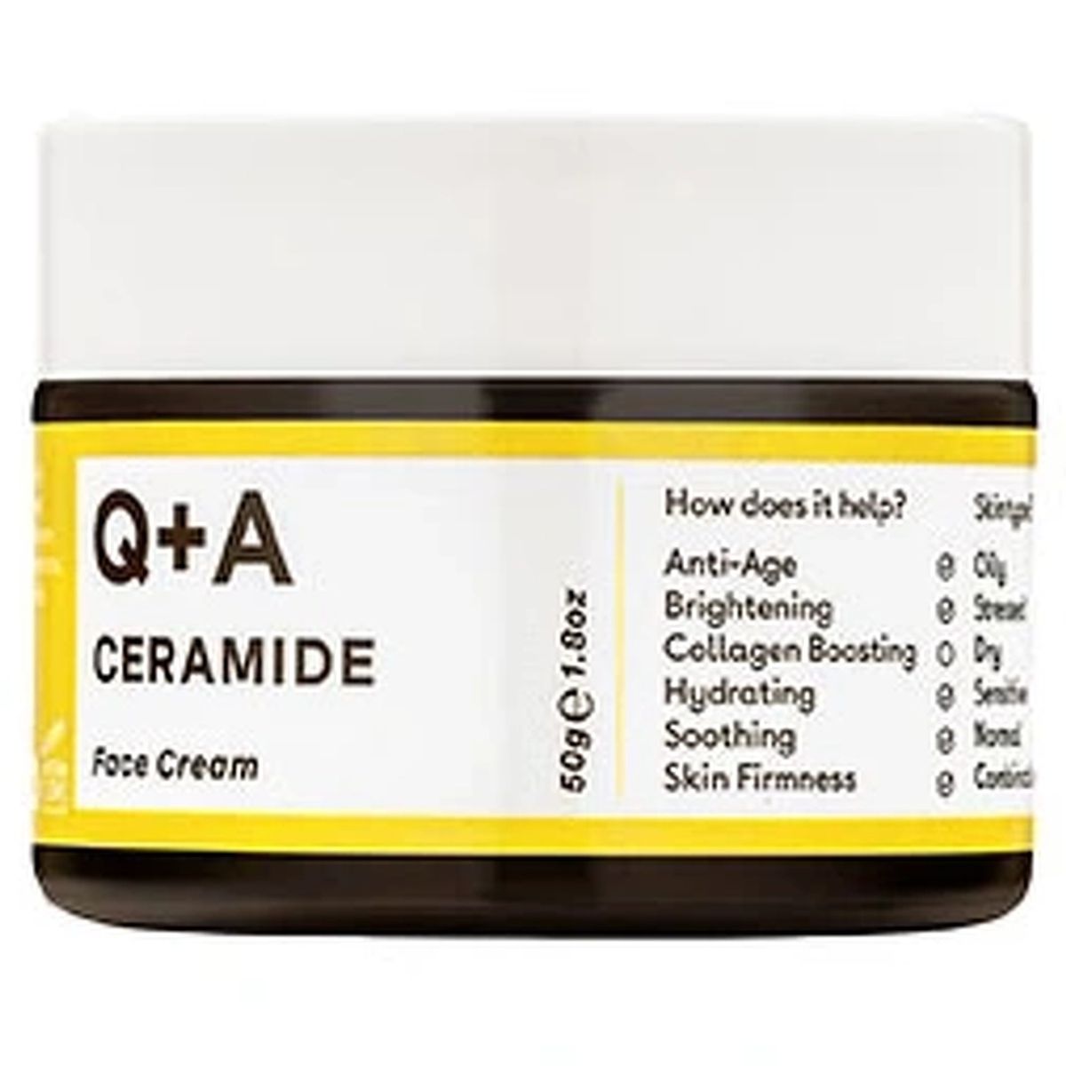 Q+A Ceramide Defence Face Cream 50 ml