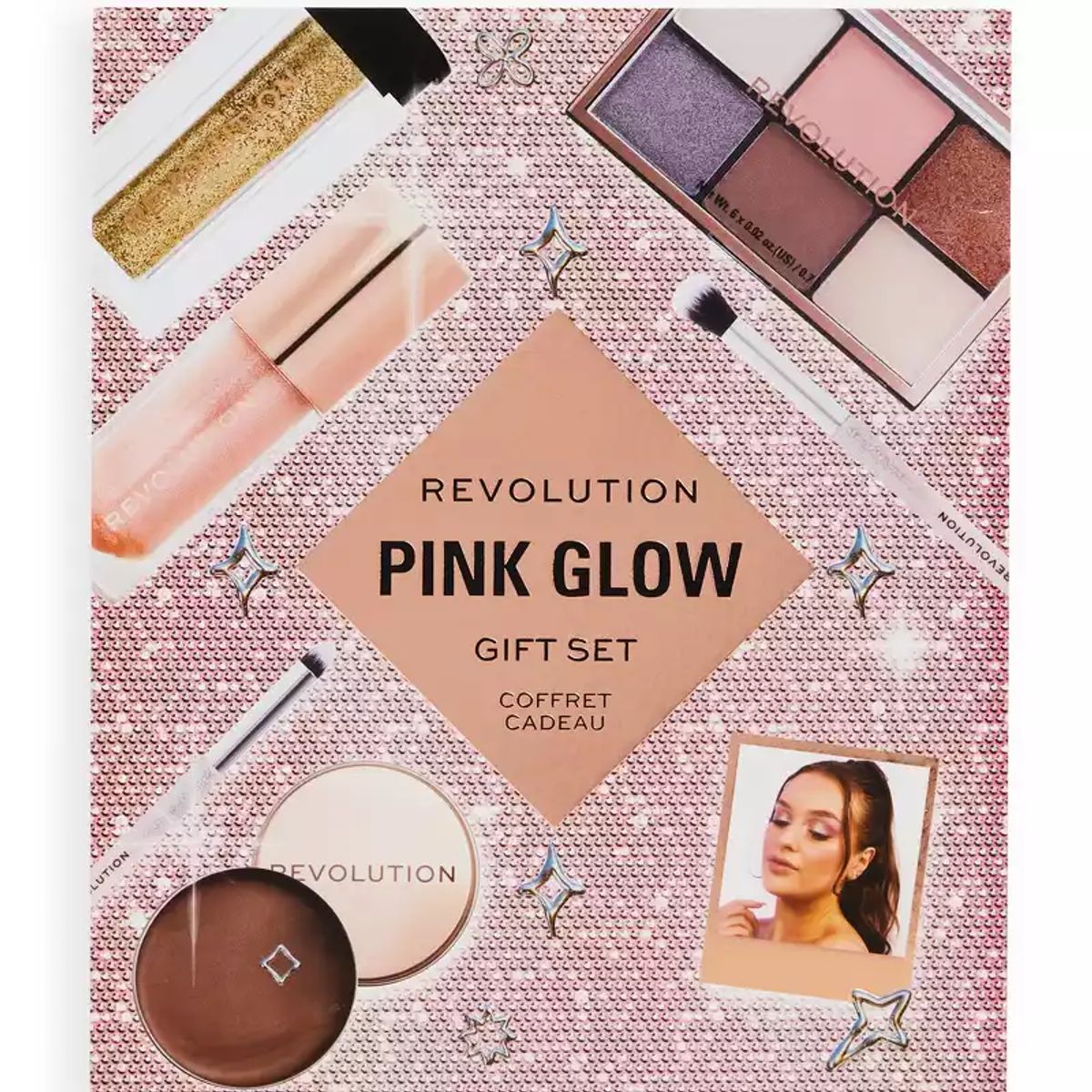 Makeup Revolution Pink Glow Get The Look Gift Set (Limited Edition)