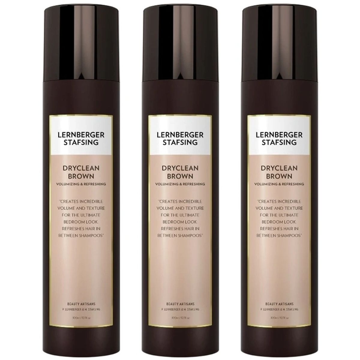 Lernberger Stafsing Dryclean Volumizing & Refreshing 300 ml - Brown x 3