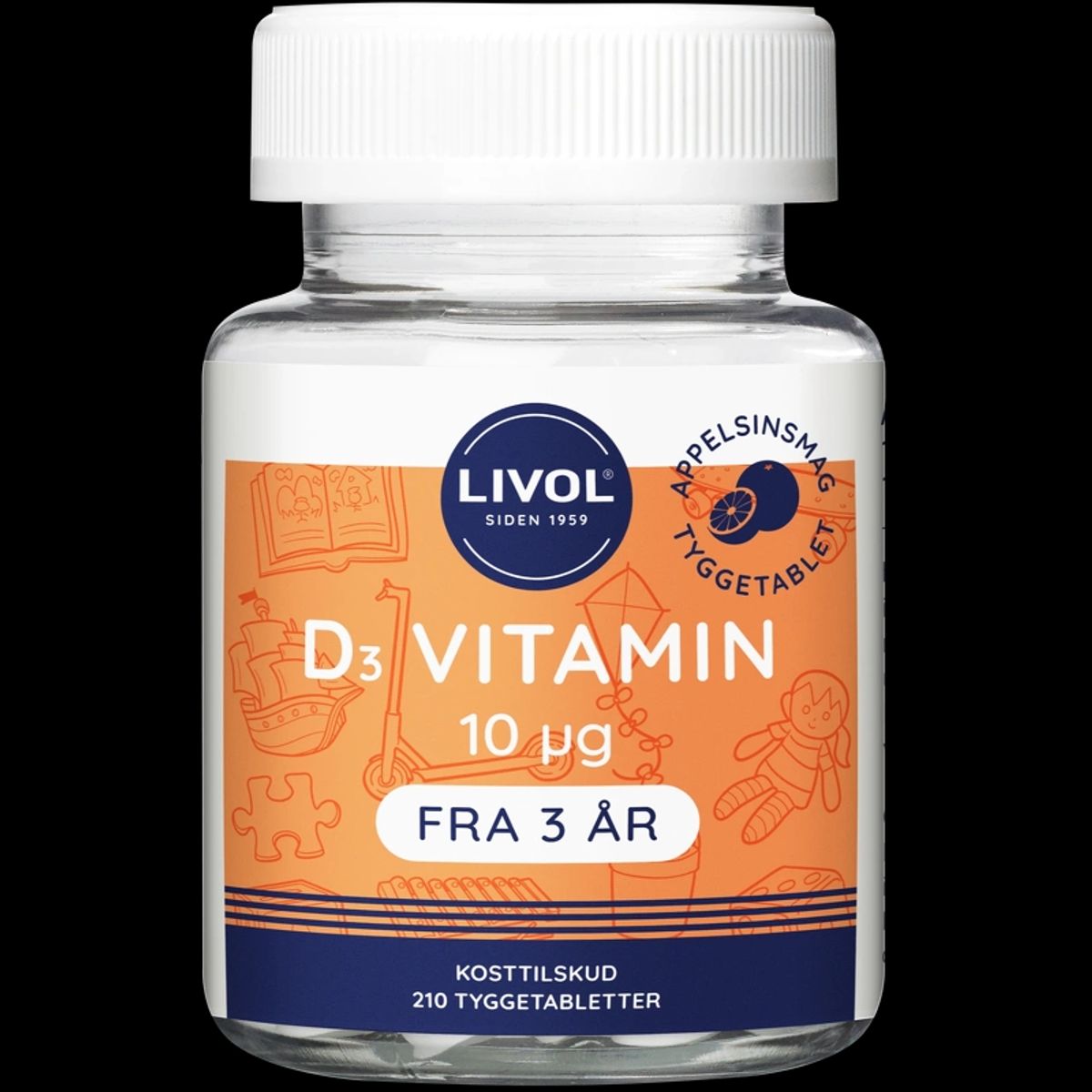 Livol D3-Vitamin 210 Pieces