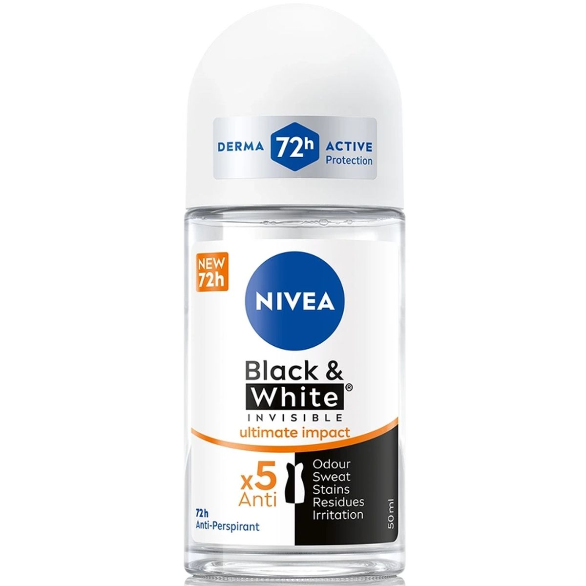 Nivea Black & White Ultimate Protect Female Roll On Deo 50 ml