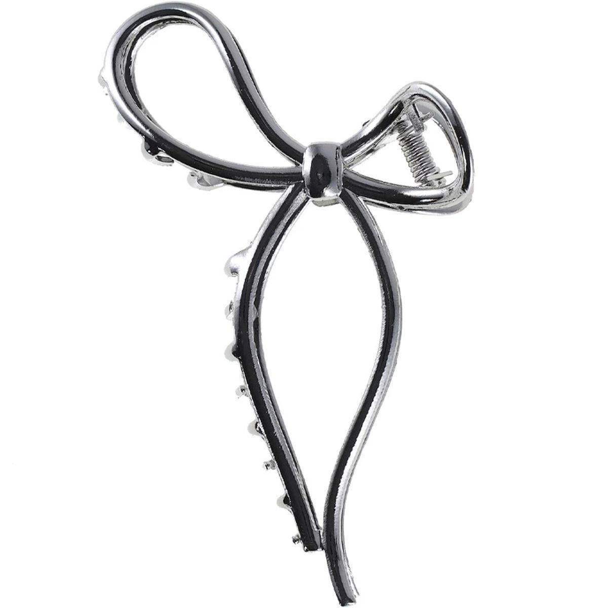 By Stær MAYA Hair Clip - Sløjfe Silver