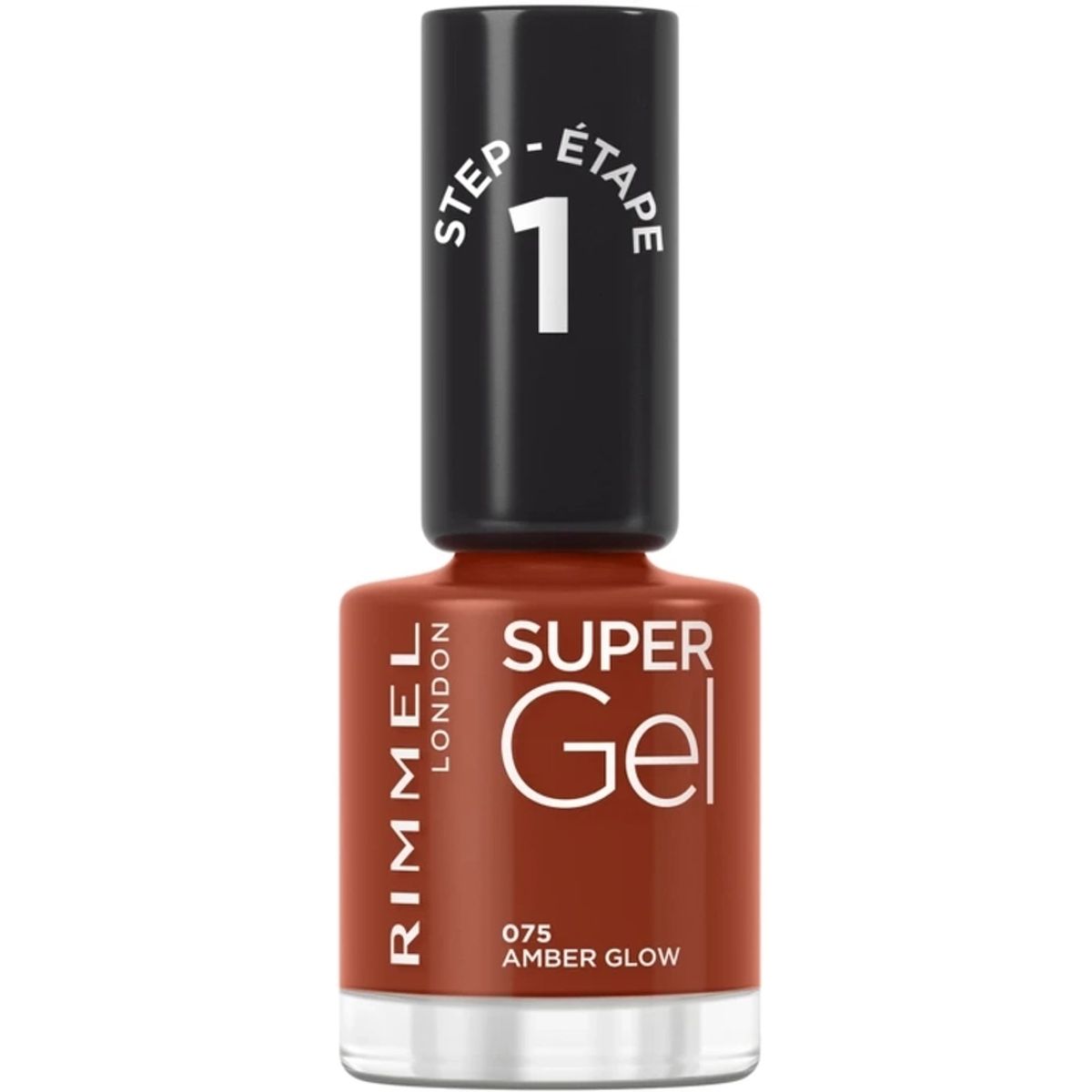 RIMMEL Super Gel Nail Polish 12 ml - 075 Amber Glow