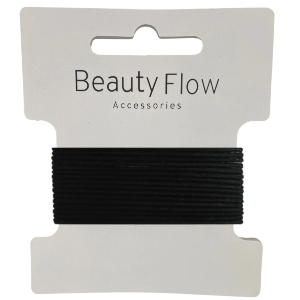 Beauty Flow Basic Hairtie 15 Pieces - Black