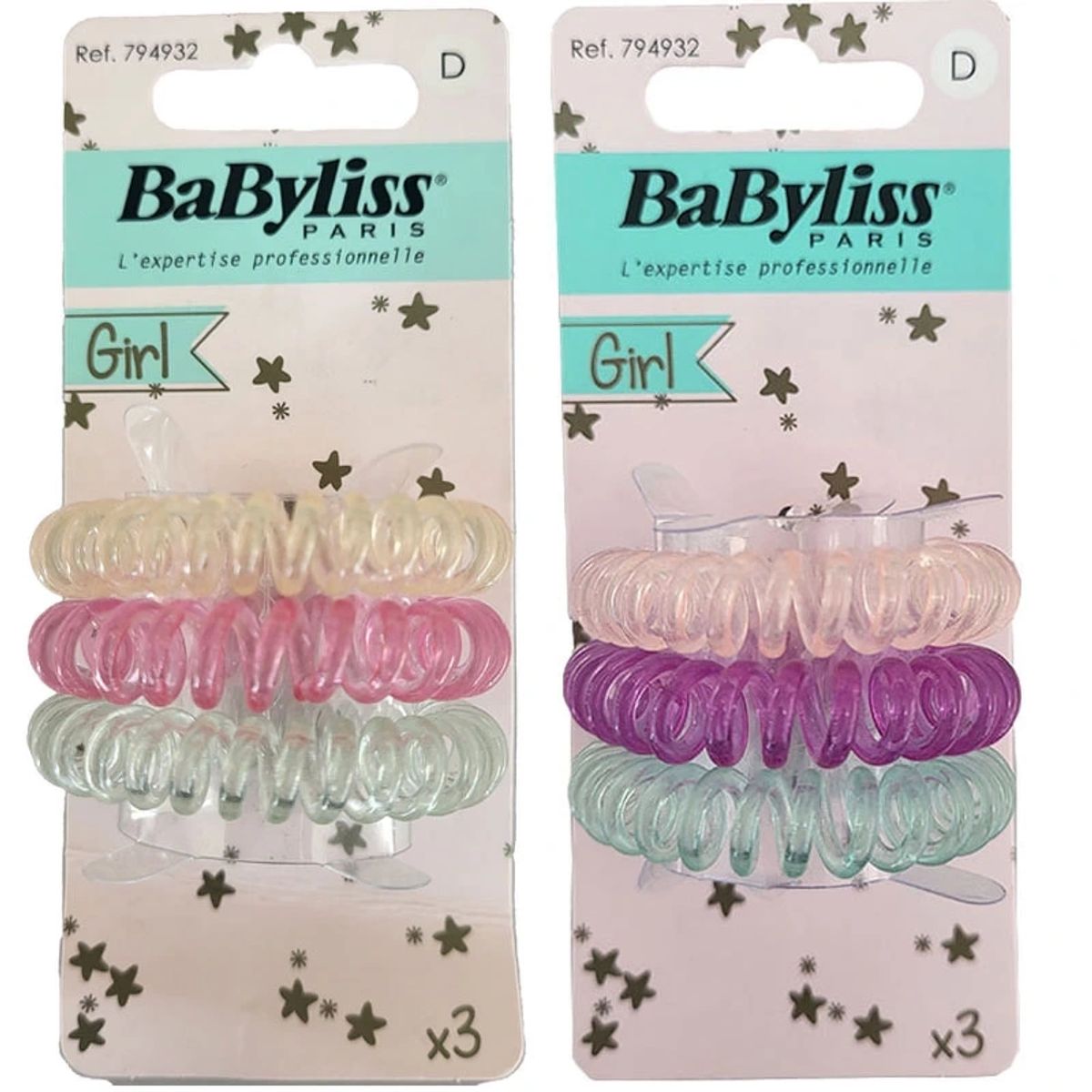 BaByliss KIDS Spiral Elastics (794932) 3 Pieces