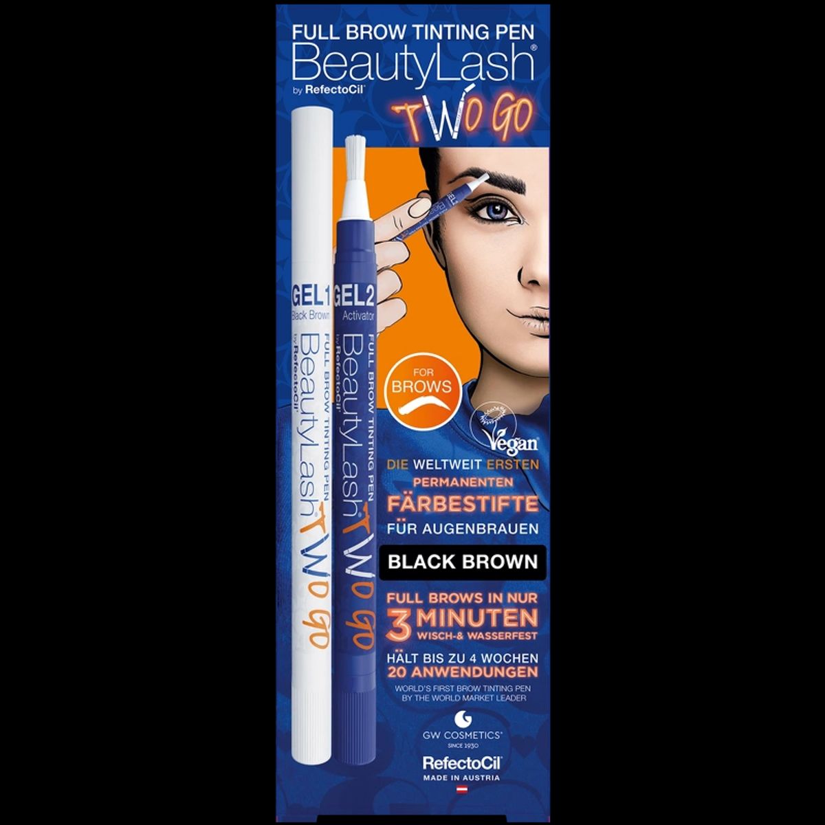 Beautylash by Refectocil Two Go - Black Brown