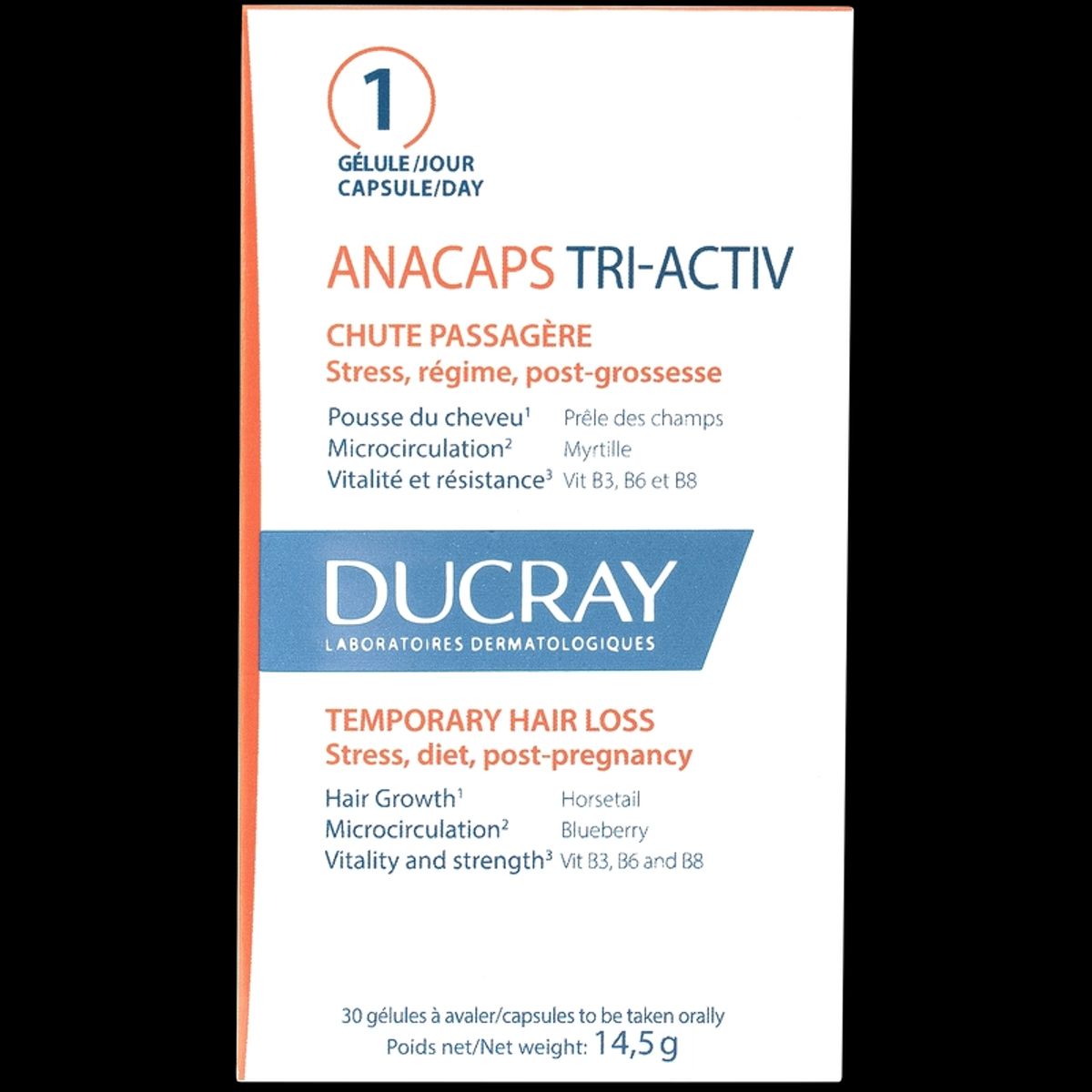 DUCRAY Anacaps Tri-Activ 30 Pieces