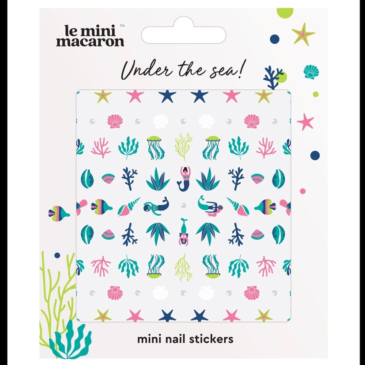 Le Mini Macaron Nail Art Stickers - Under The Sea