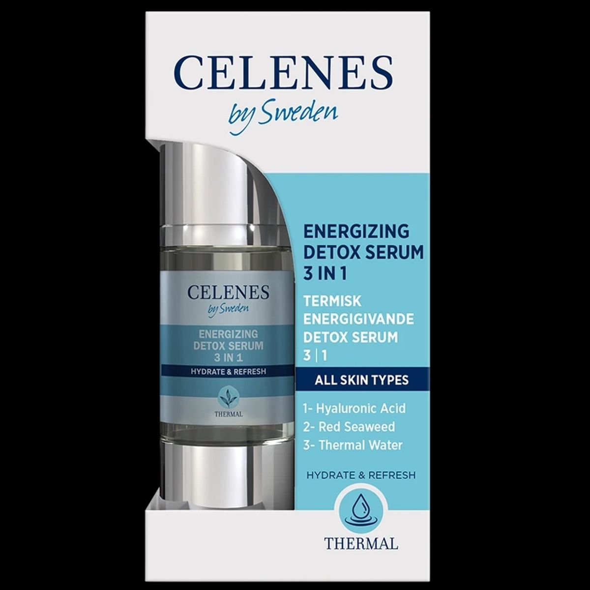 Celenes Thermal Energizing Detox Serum 3 In 1 - 30 ml