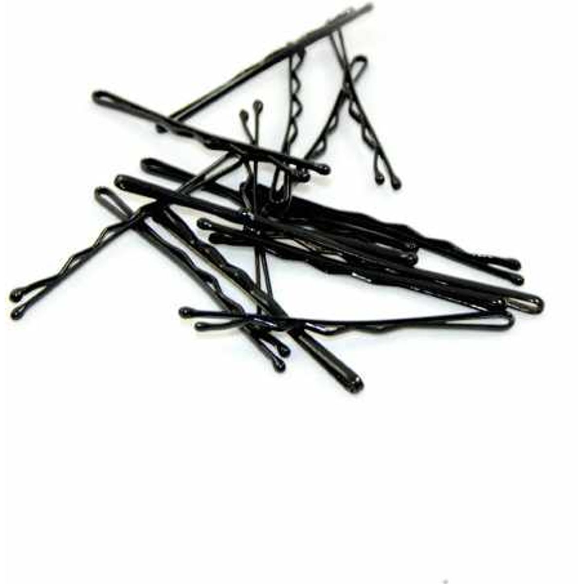 Sibel Wavy Hairpins Black 50 mm - 330 stk.