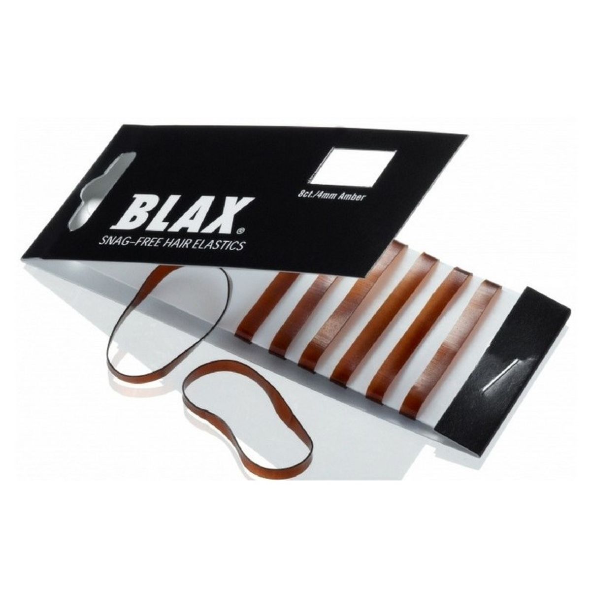 Blax Hair Elastics 8 Pieces - Brown