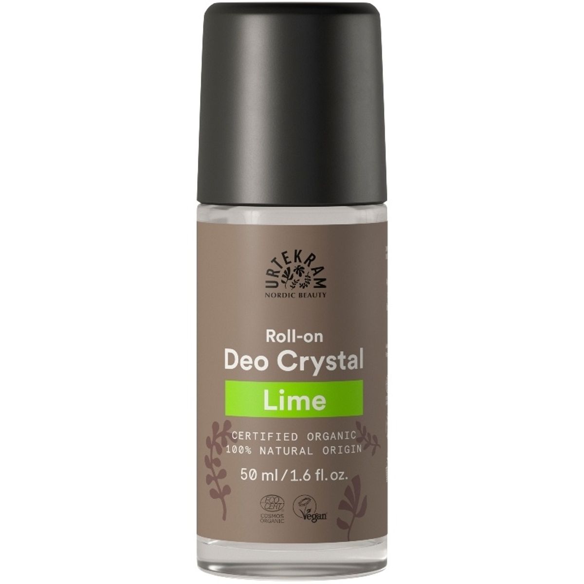 Urtekram Lime Roll-On Deo Crystal 50 ml