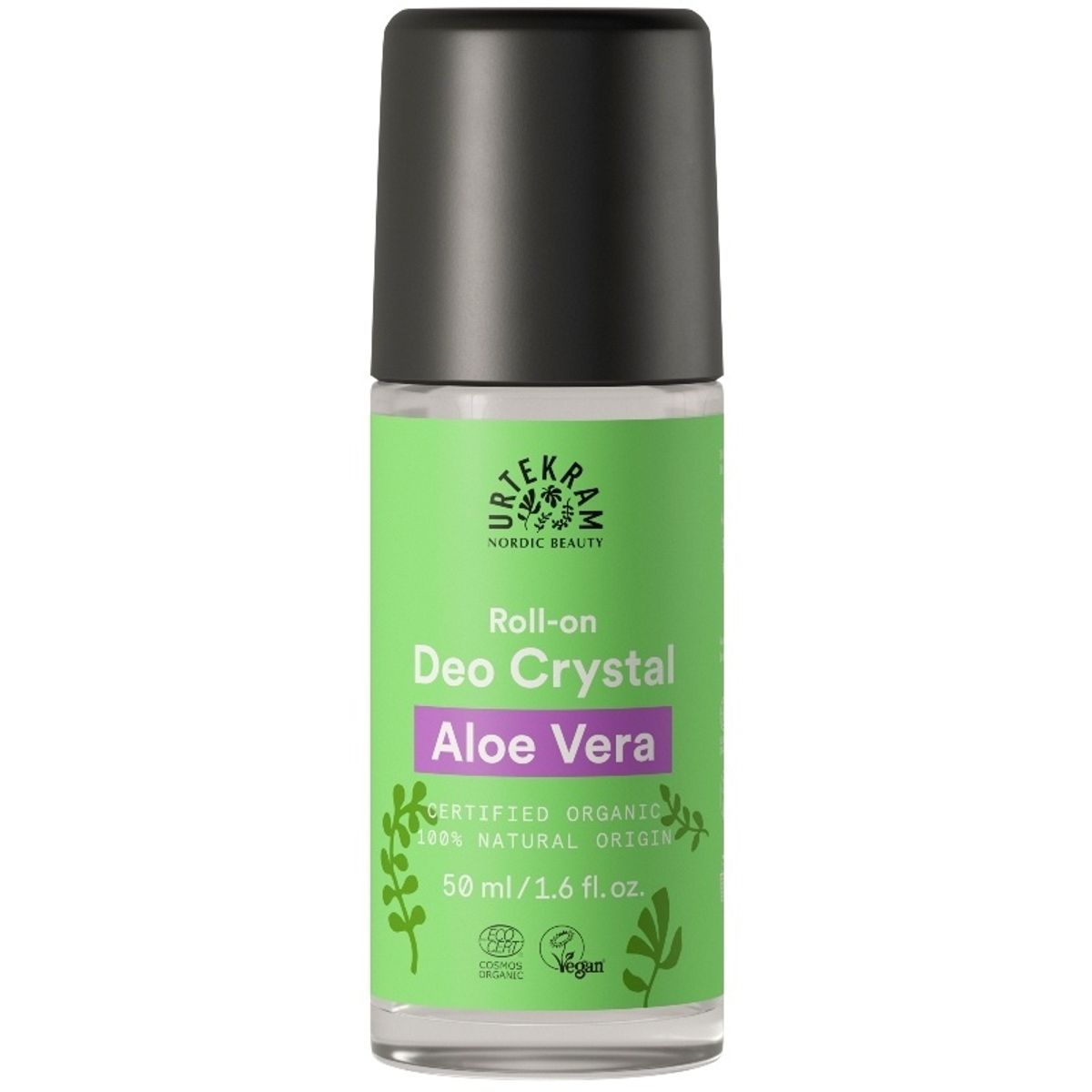 Urtekram Aloe Vera Roll-On Deo Crystal 50 ml