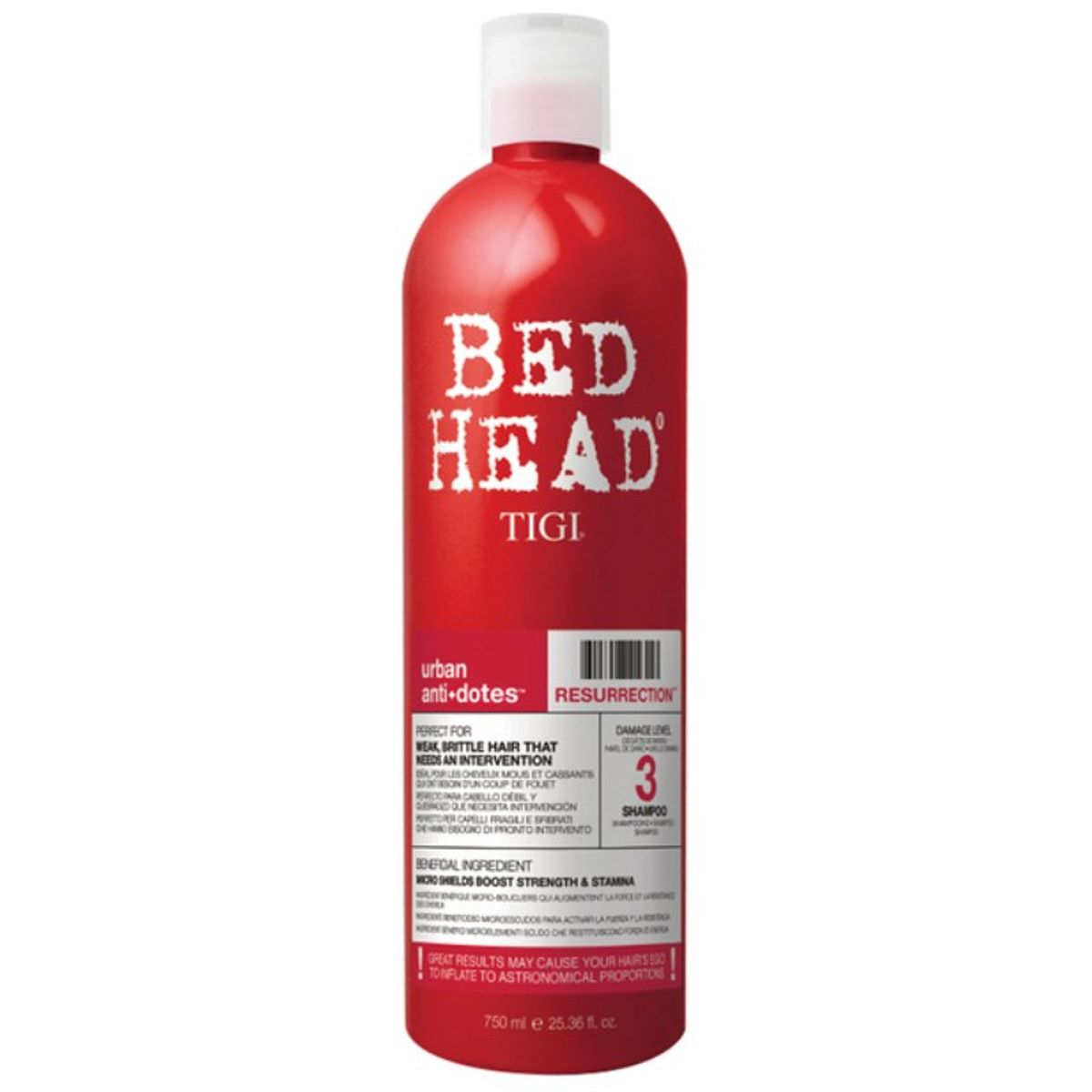 TIGI Bed Head Urban Anti+Dotes Resurrection Shampoo 750 ml (U)