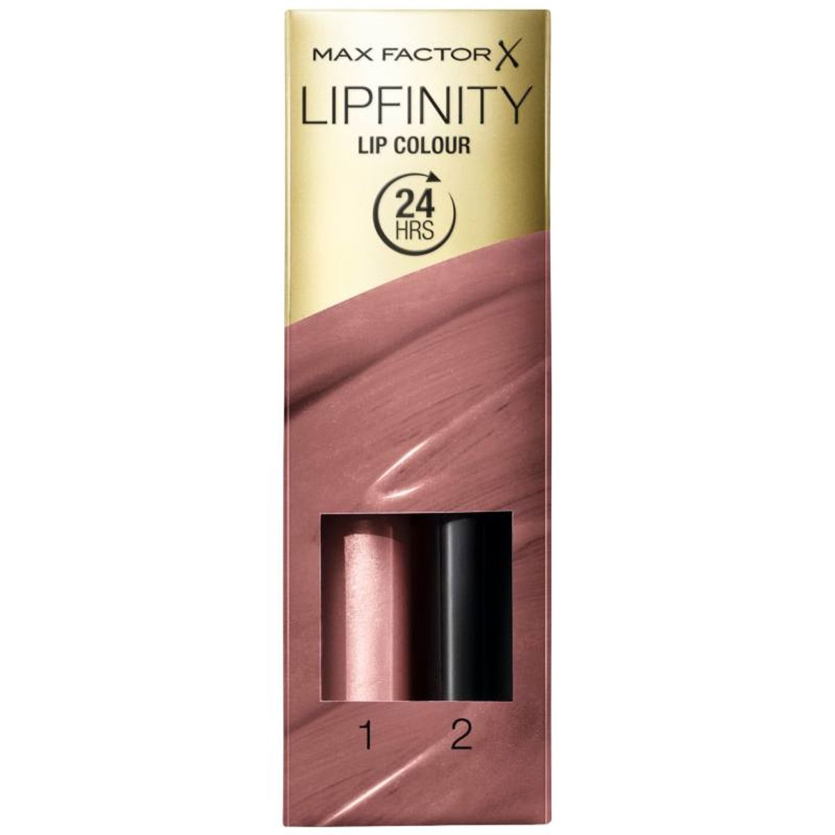 Max Factor Lipfinity 2-step Long Lasting Lipstick 2.3 ml + 1.9 g - 350 Essential Brown