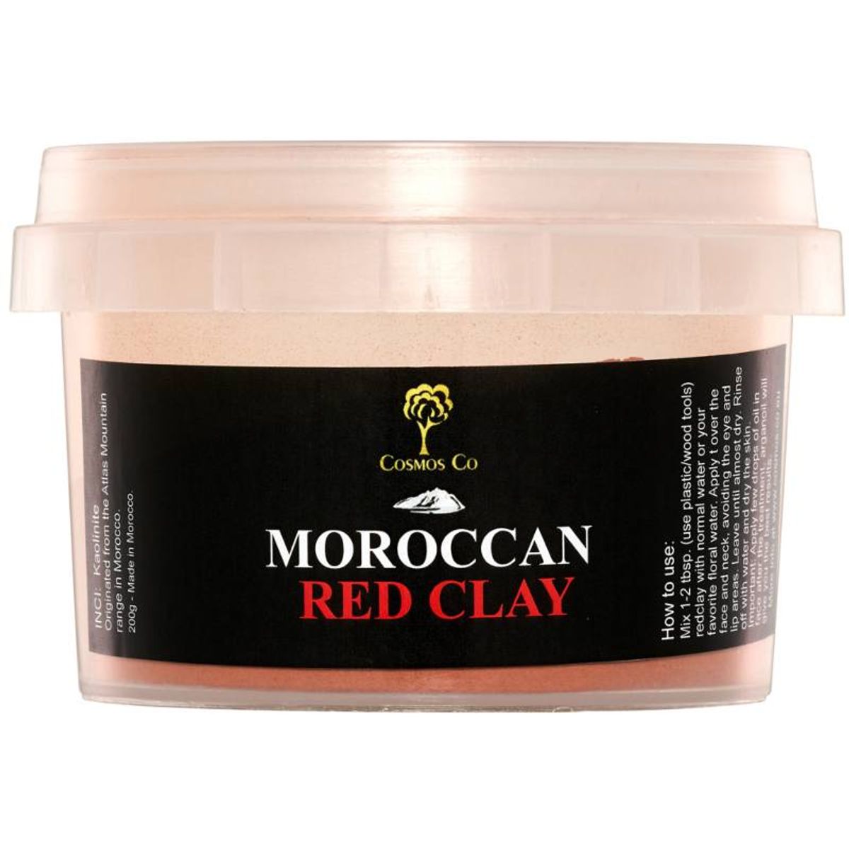 Cosmos Co Moroccan Red Clay 200 gr.