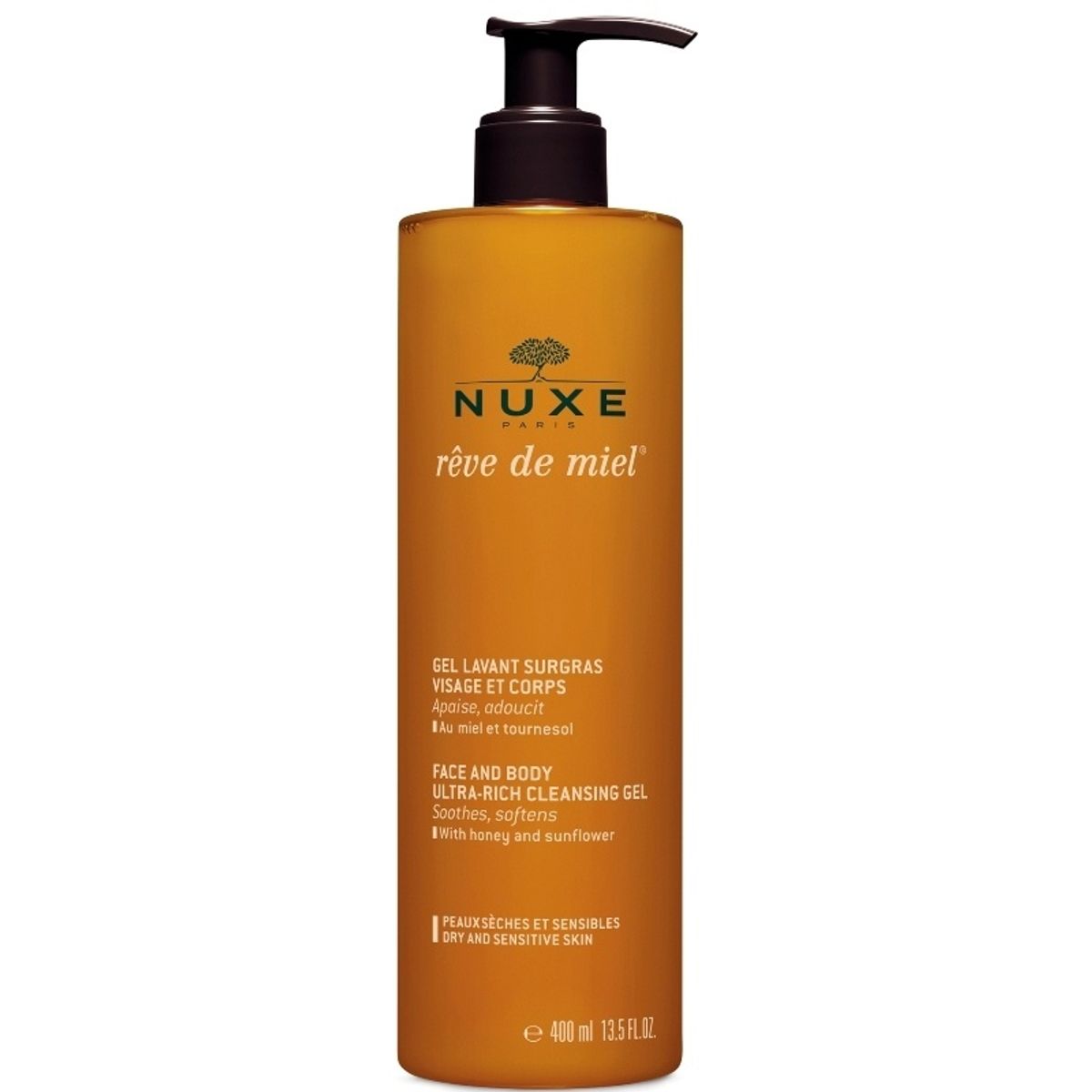 Nuxe Reve de Miel Face and Body Ultra-Rich Cleansing Gel 400 ml