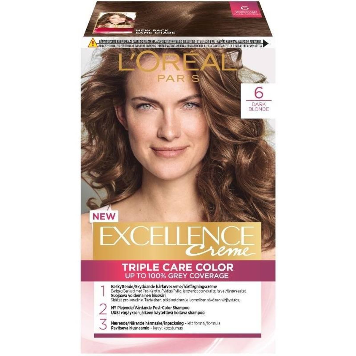 L'Oreal Paris Excellence 6 Mørkeblond