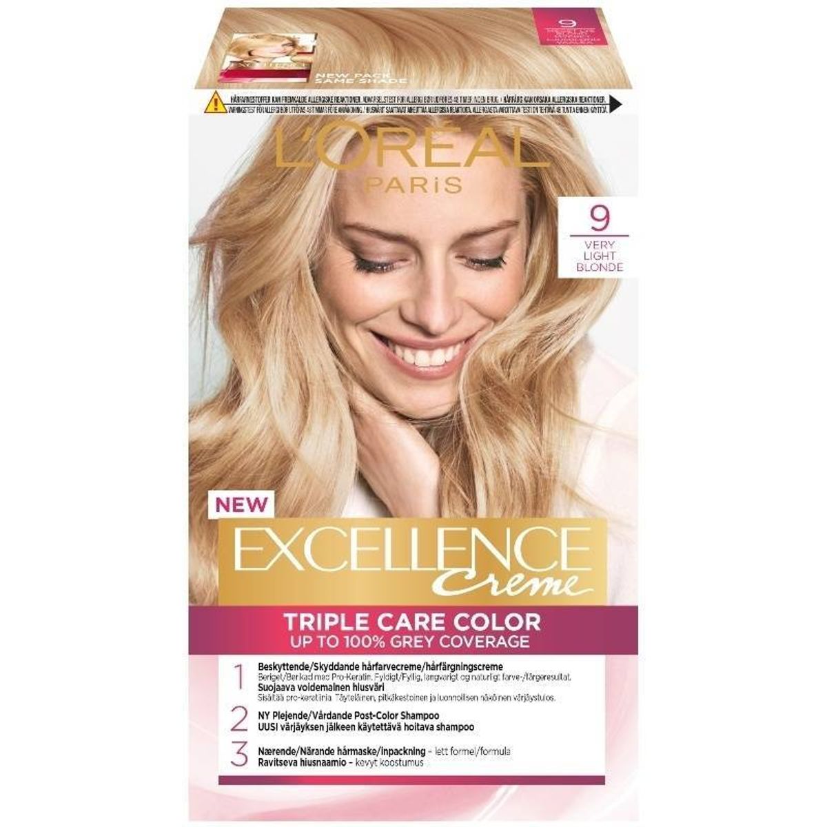 L'Oreal Paris Excellence 9 Meget Lysblond