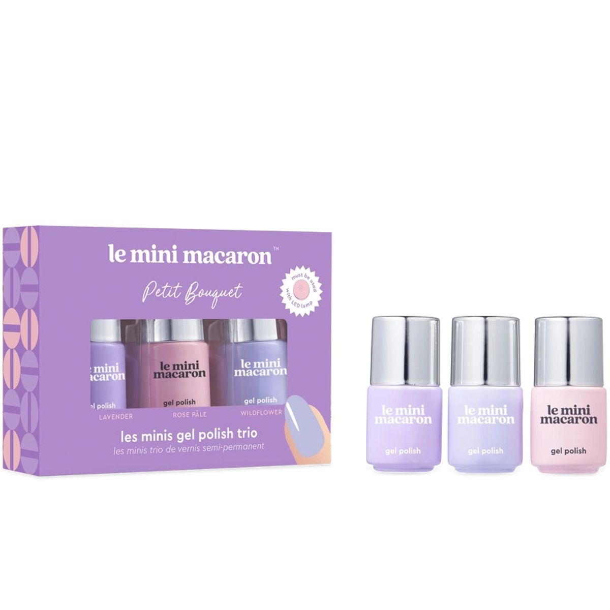 Le Mini Macaron Gel Polish Les Minis Petit Bouquet 3 x 5 ml