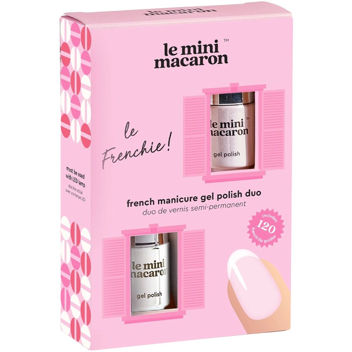 Le Mini Macaron French Manicure Kit - Le Frenchie