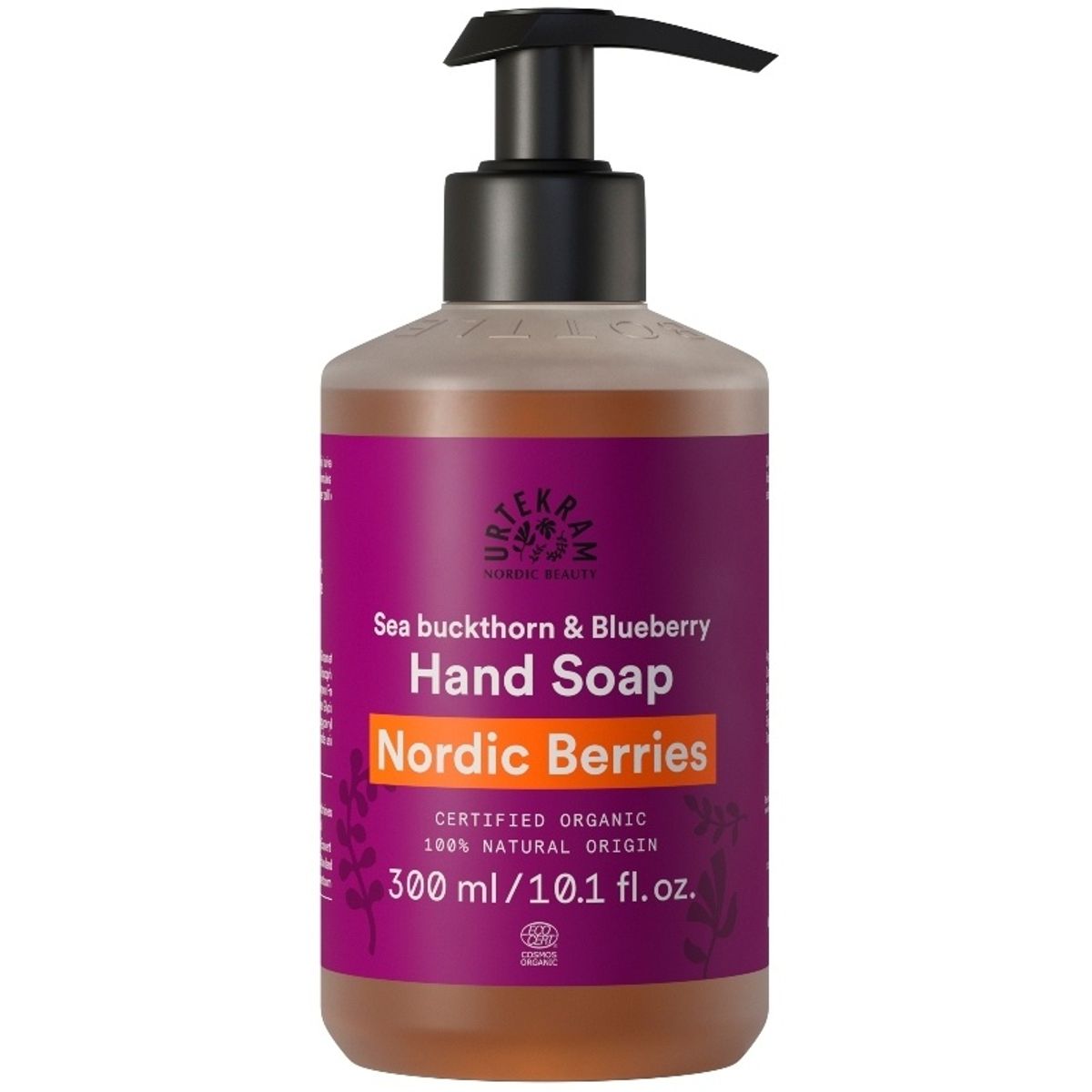 Urtekram Nordic Berries Hand Soap Sea Buckthorn & Blueberry 300 ml