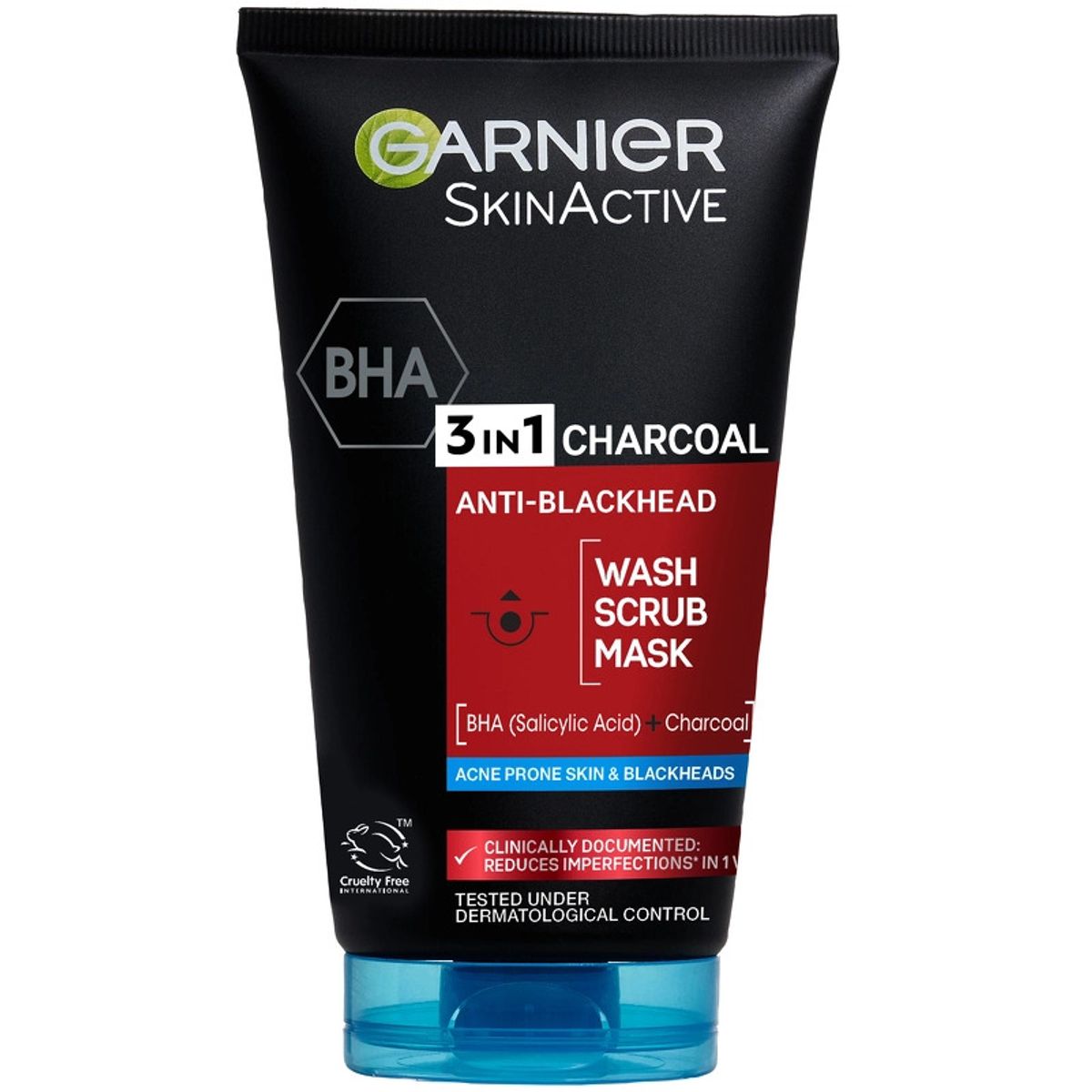 Garnier SkinActive 3-in-1 Charcoal Anti-Blackhead 150 ml