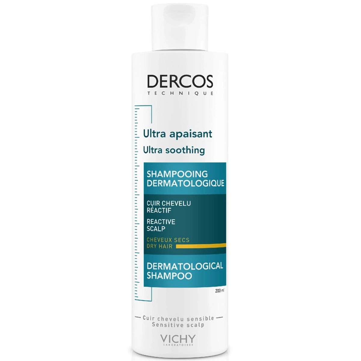 Vichy Dercos Technique Ultra Soothing Shampoo Dry Hair 200 ml