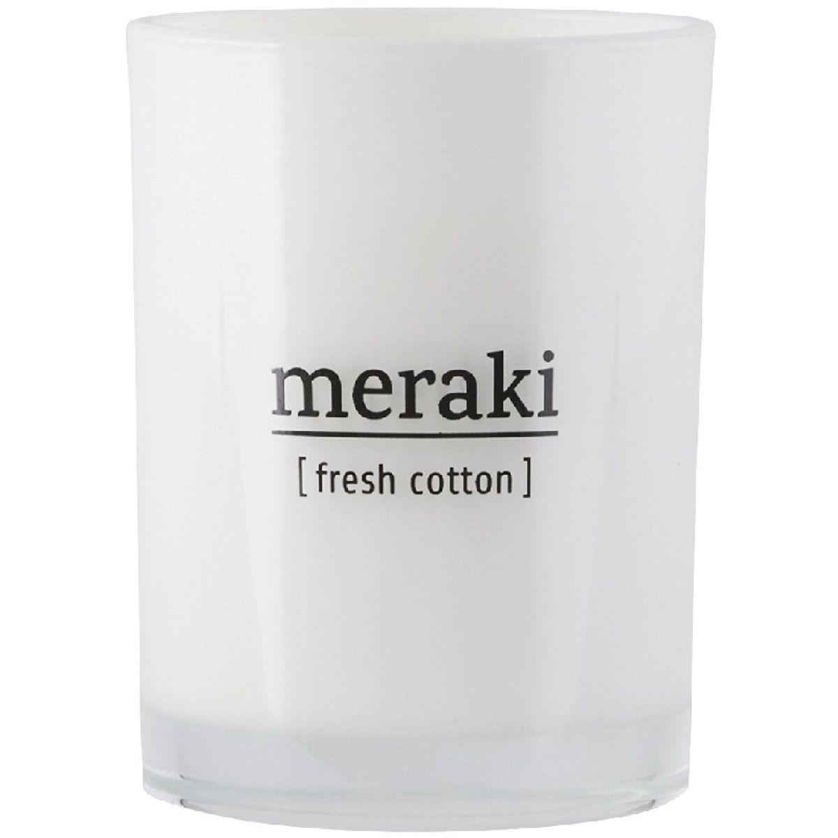 Meraki Scented Candle 8 x 10,5 cm - Fresh Cotton