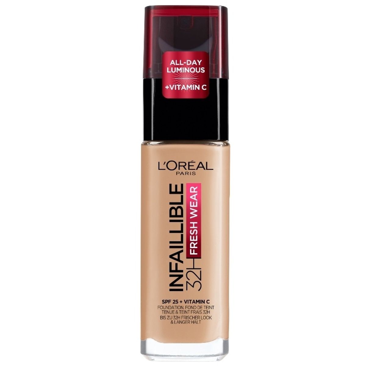 L'Oreal Paris Cosmetics Infaillible Fresh Wear 32H Liquid Foundation 30 ml - 140 Golden Beige