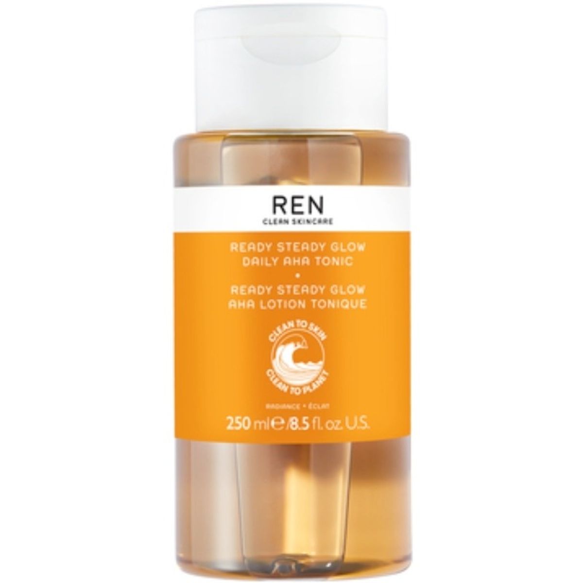 REN Skincare Radiance Ready Steady Glow Daily AHA Tonic 250 ml