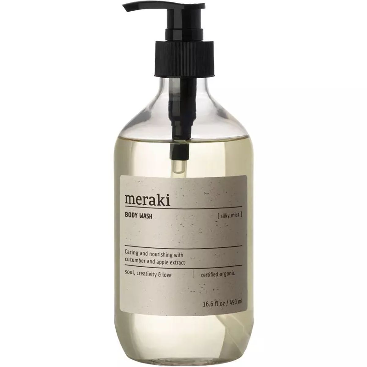 Meraki Body Wash Silky Mist 490 ml