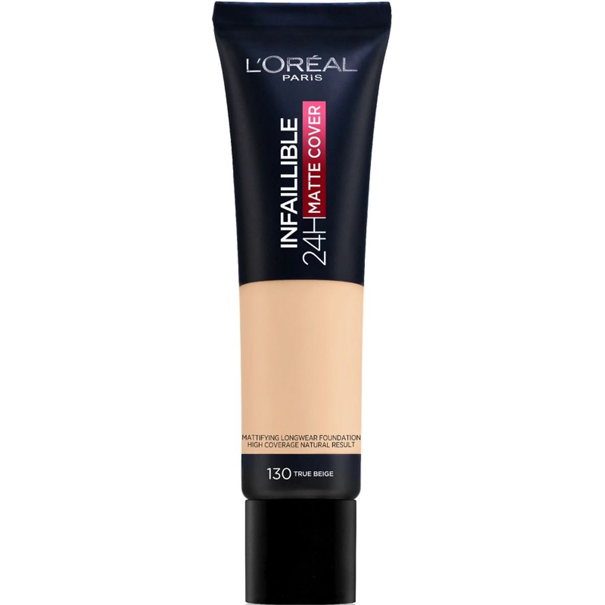 L'Oreal Paris Cosmetics Infaillible 24H Matte Cover Foundation SPF 16 - 30 ml- 130 True Beige