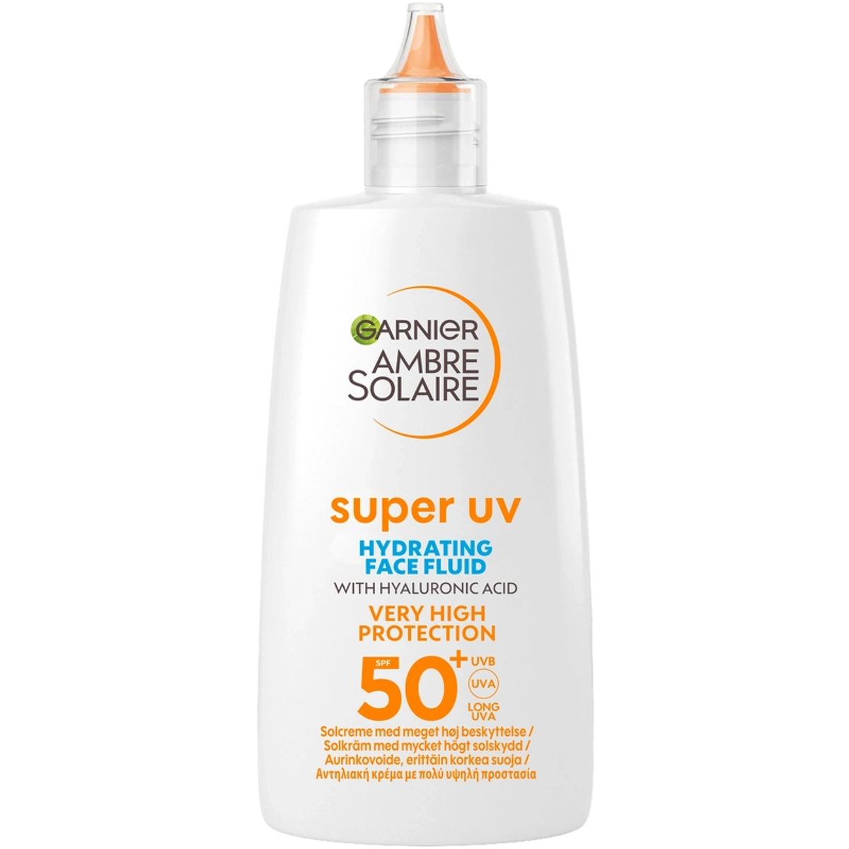 Garnier Ambre Solaire Super UV Hydrating Face Fluid SPF 50+ - 40 ml