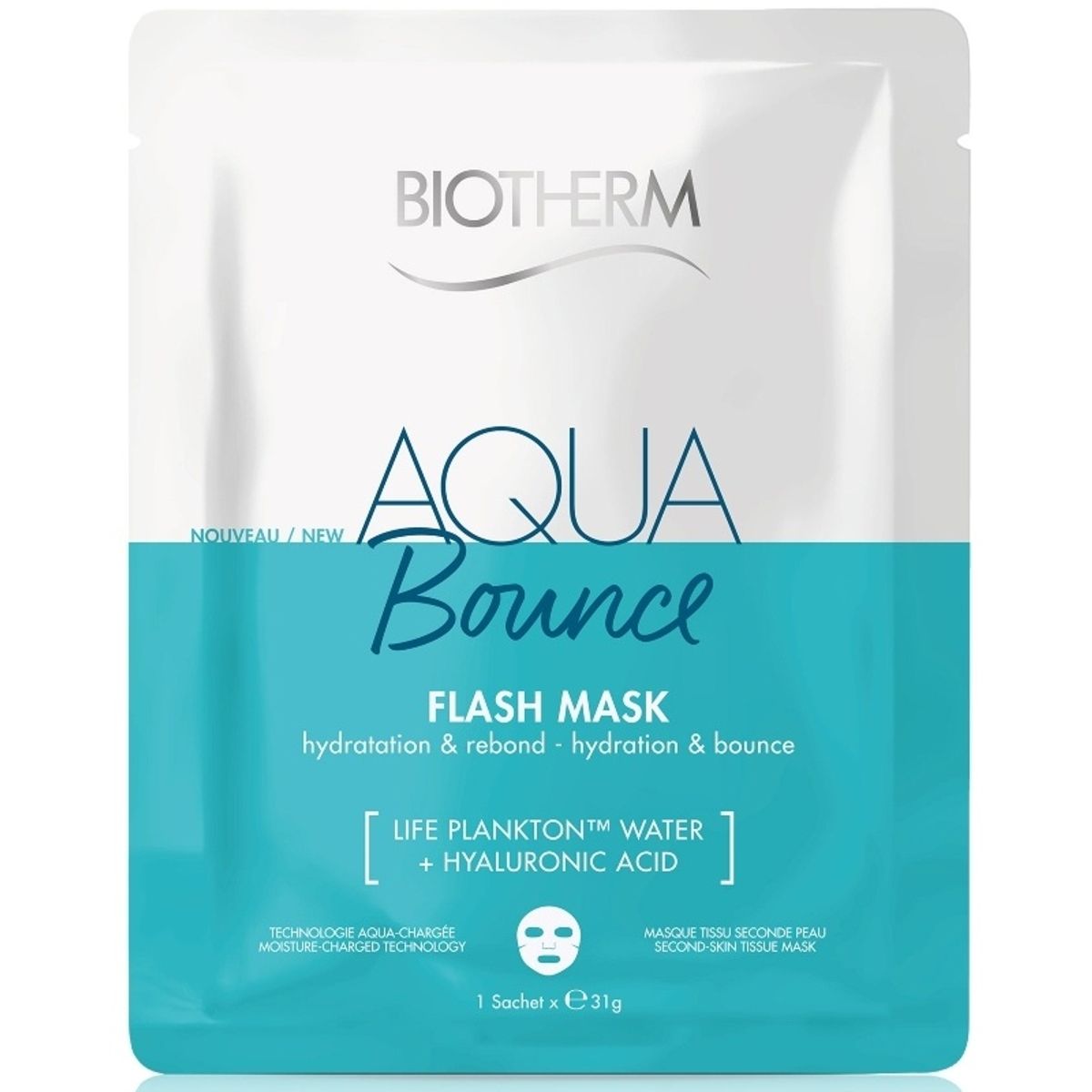 Biotherm Aqua Bounce Flash Mask 31 gr. - 1 Piece