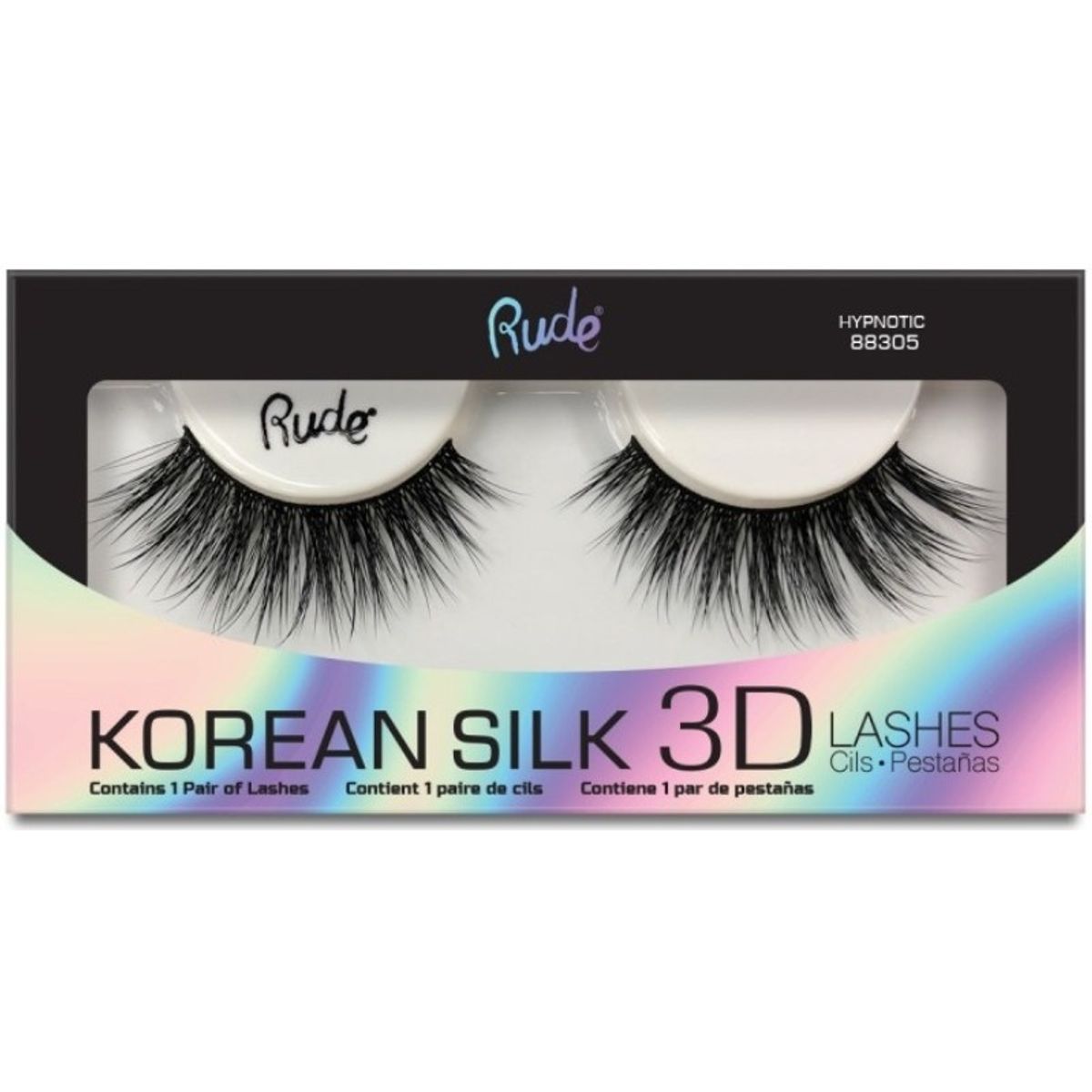 Rude Cosmetics Korean Silk 3D Lashes - Hypnotic