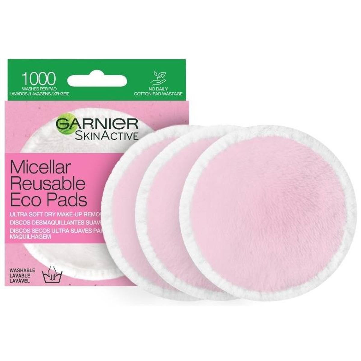 Garnier Skinactive Micellar Reusable Eco Pads 3 Pieces