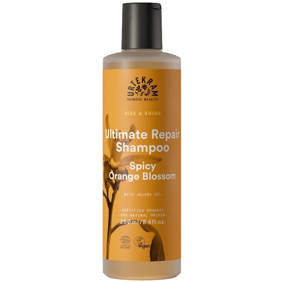 Urtekram Rise & Shine Ultimate Repair Shampoo Spicy Orange Blossom 250 ml