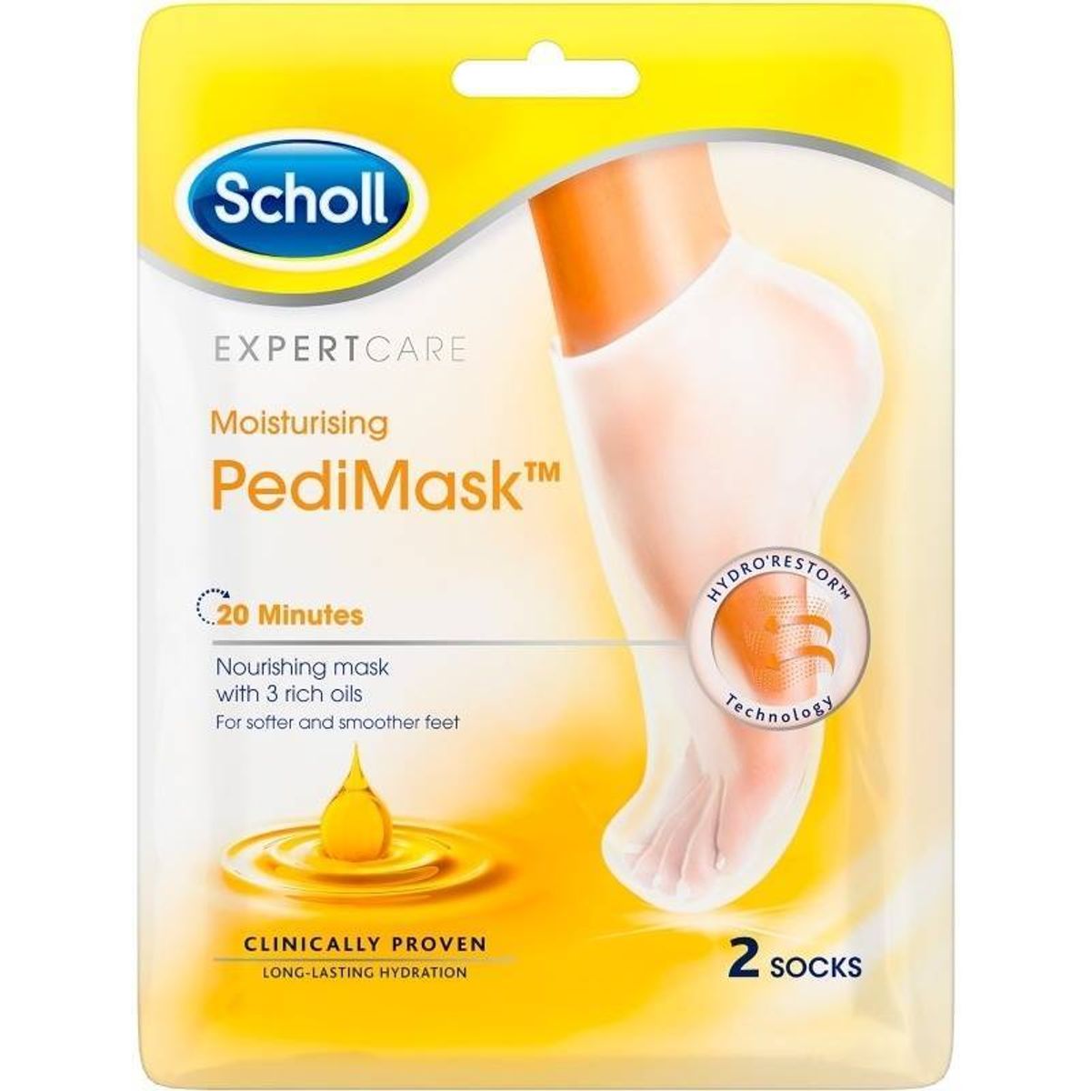 Scholl Moisturising PediMask - Triple Oil