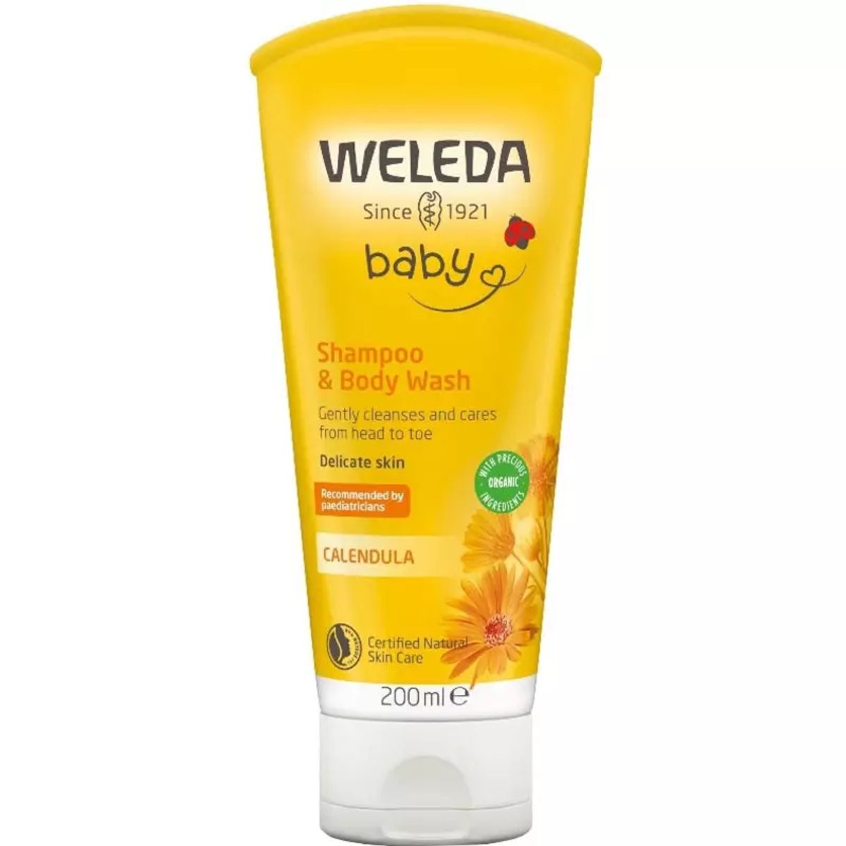 Weleda Calendula Shampoo & Body Wash 200 ml