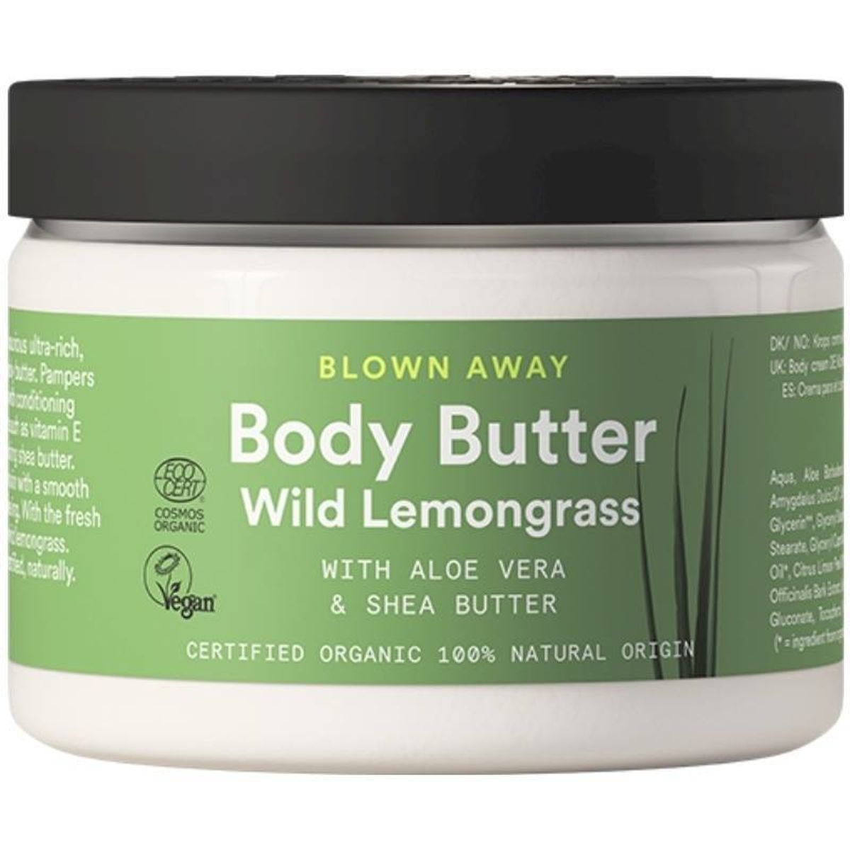 Urtekram Blown Away Body Butter Wild Lemongrass 150 ml